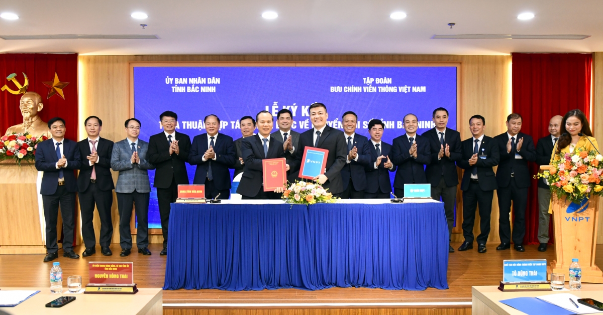 VNPT và Bắc Ninh tăng tốc chuyển đổi số, hướng tới đô thị thông minh